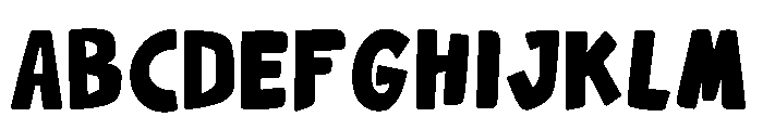 Wubbo Jumble Font UPPERCASE