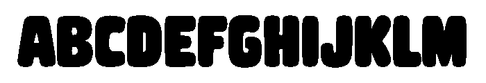 Wubby Pop Font UPPERCASE