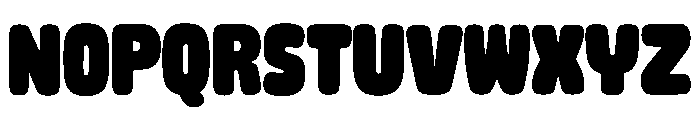 Wubby Pop Font UPPERCASE