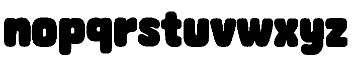 Wubby Pop Font LOWERCASE