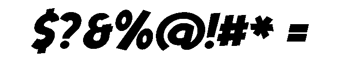 Wumbly Bold Italic Font OTHER CHARS
