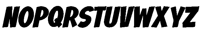 Wumbly Bold Italic Font UPPERCASE