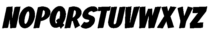 Wumbly Bold Italic Font LOWERCASE