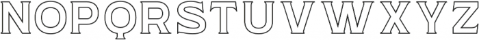 WUB - Northville 11 Ultra Bold otf (700) Font UPPERCASE