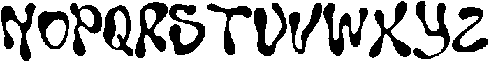 Wubble Regular otf (400) Font UPPERCASE