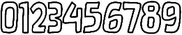 Wubbo Jumble Outline otf (400) Font OTHER CHARS
