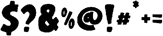 Wubbo Jumble otf (400) Font OTHER CHARS