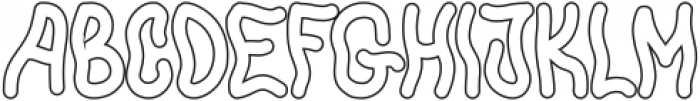 Wumboo Hollow otf (400) Font UPPERCASE