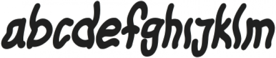 Wumboo Italic otf (400) Font LOWERCASE