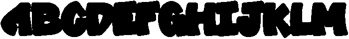 Wush Shadow otf (400) Font UPPERCASE
