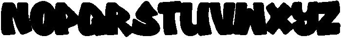 Wush Shadow otf (400) Font UPPERCASE