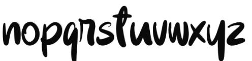 Wulkie Alt Font LOWERCASE