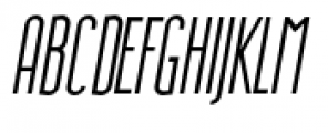 Wurz Up Thin Italic Font UPPERCASE