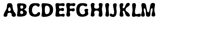Wubble Regular Font UPPERCASE