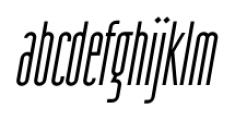 Wurz Thin Italic Font LOWERCASE
