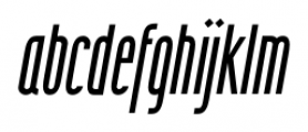 Wurz UP Light Italic Font LOWERCASE