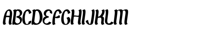 Wu Bold Font UPPERCASE