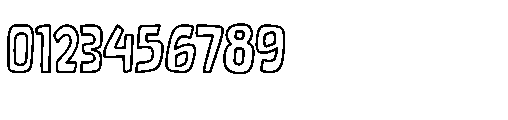 Wubbo Jumble Outline Regular Font OTHER CHARS