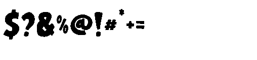 Wubbo Jumble Regular Font OTHER CHARS