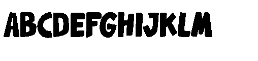 Wubbo Jumble Regular Font UPPERCASE