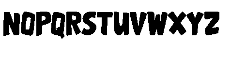 Wubbo Jumble Regular Font UPPERCASE