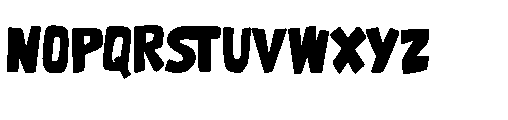 Wubbo Jumble Regular Font LOWERCASE