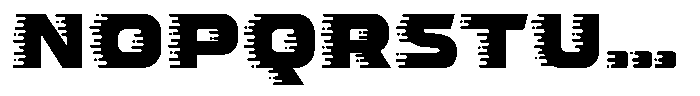 Wush Display Font UPPERCASE