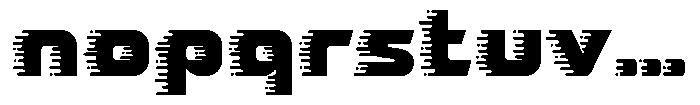 Wush Display Font LOWERCASE