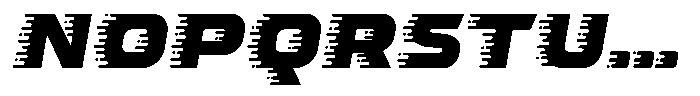 Wush Italic Display Font UPPERCASE