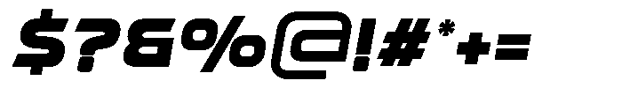 Wush Italic Font OTHER CHARS