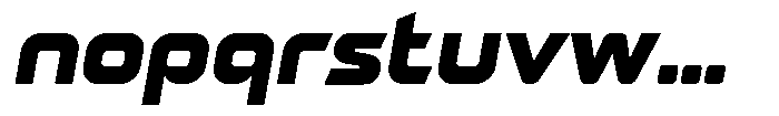 Wush Italic Font LOWERCASE