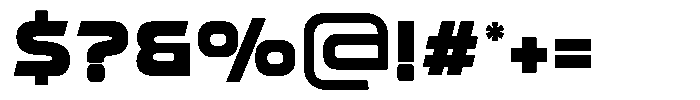 Wush Regular Font OTHER CHARS