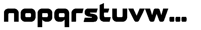 Wush Regular Font LOWERCASE