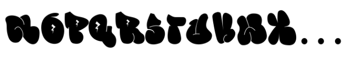 Wushand Graffiti Regular Font LOWERCASE