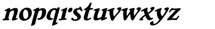 Wuxtry Wuxtry Bold Italic Font LOWERCASE
