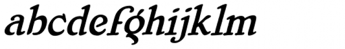 Wuxtry Wuxtry Italic Font LOWERCASE