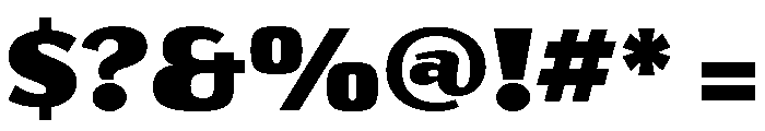 Wurlitzer Bold Font OTHER CHARS
