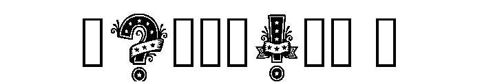 Wye Regular Font OTHER CHARS