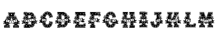 Wye Regular Font UPPERCASE