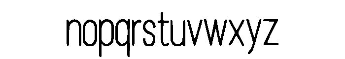 Wylder Font LOWERCASE