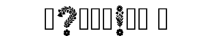 Wylric Regular Font OTHER CHARS