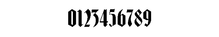Wyndham Gothic Font OTHER CHARS