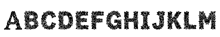 Wyrick Regular Font UPPERCASE