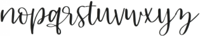 Wyldling Script Regular otf (400) Font LOWERCASE