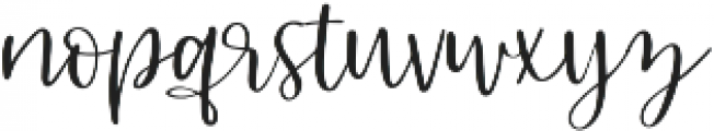 Wyldling Script otf (400) Font LOWERCASE