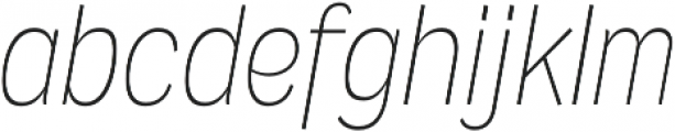 Wyvern ExtraLight Italic otf (200) Font LOWERCASE