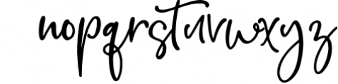 Wyaletta Signature Script Font LOWERCASE