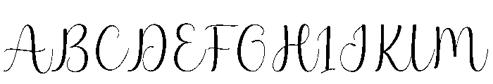Wylona Font UPPERCASE