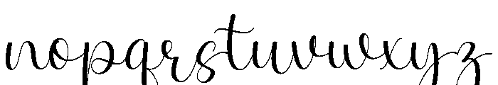 Wylona Font LOWERCASE