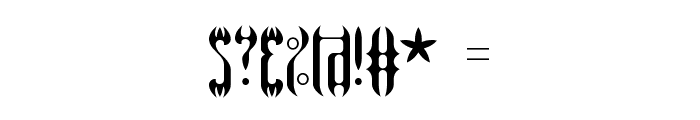 Wyvern Wings BRK Font OTHER CHARS